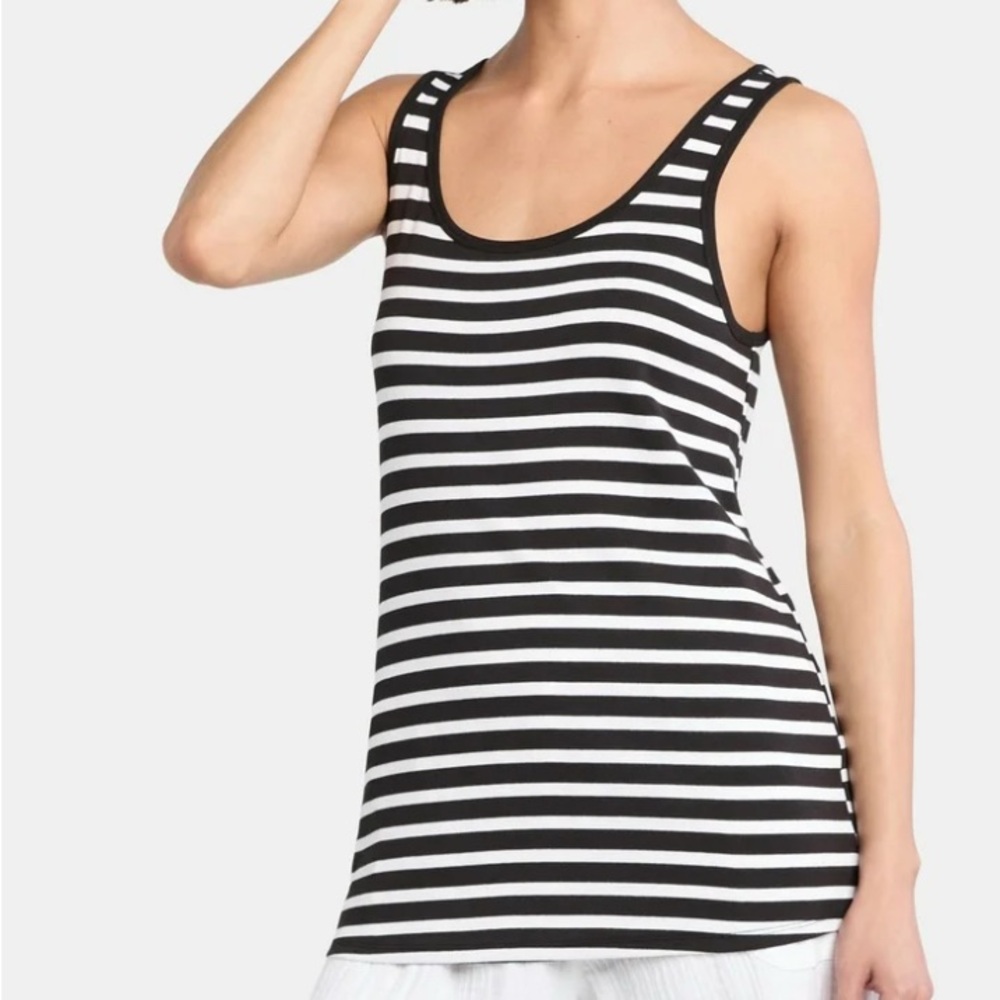 Time and Tru Women's Maternity Non Shirred Tank Top, Sizes Small